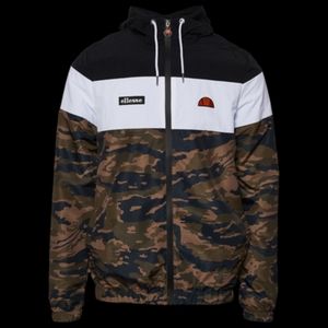 Ellesse Mattar Fz Hoody Tracksuit  Camo Jacket